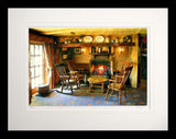 Co Antrim - Manys A Yarn Bushmills Inn Flat Black Frame