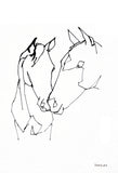 Animals Horse - Mare and Foal Unframed