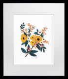 Marigold Botanical Black Frame