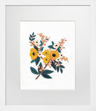 Marigold Botanical White Frame