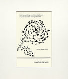 Postcard - Marquis De Sade - Unframed