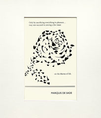 Postcard - Marquis De Sade - Unframed