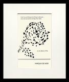 Postcard - Marquis De Sade - Small Flat Black Frame