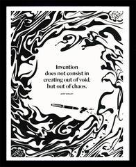 Mary Shelley - Invention Black Box Frame