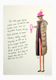 Massive Coats, Travel Cups - Unframed