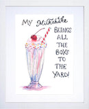 Drinks - My Milkshake White Frame