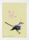 Portrait Of A Mocking Bird