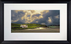 Co Donegal - Moonlight on Tra Beag Strand Donegal Frame Black Moulded 71X45
