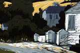 Linocut Print - Mount Panther 1994