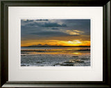 Co Down - Mourne Sunset from Greyabbey Frame Black Moulded 60x47.5