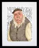 Mrs Brown's Boys Grandad Black Frame