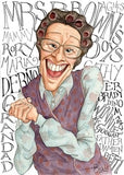 Mrs Brown's Boys Winnie Unframed