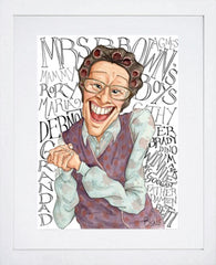 Mrs Brown's Boys - Mrs Brown Frame White 