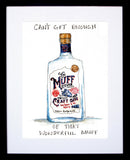 Drinks Gin - Muff Black Frame