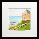 Mussenden Temple 1 Small Flat Black Frame