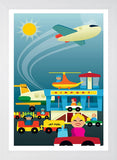 Airport White Frame