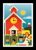 School House Framed