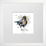 Print Open Edition Floral - Nesting-12 x 12-Small Flat White Frame