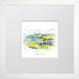 Print Open Edition Landscapes - Newcastle Co. Down-12 x 12-Small Flat White Frame