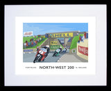 Sport - North West 200 Bridge Frame Black 40x30 With Mount