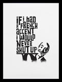 Oh La La Framed 50x70