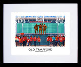 Sport - Football - Old Trafford-40 x 30-Black Box Frame (With Mount)