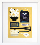Olive Oil White Frame