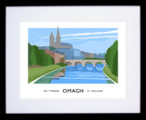 Co Tyrone - Omagh Frame Black 40x30 With Mount