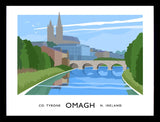 Co Tyrone - Omagh Frame Black 40x30 No Mount