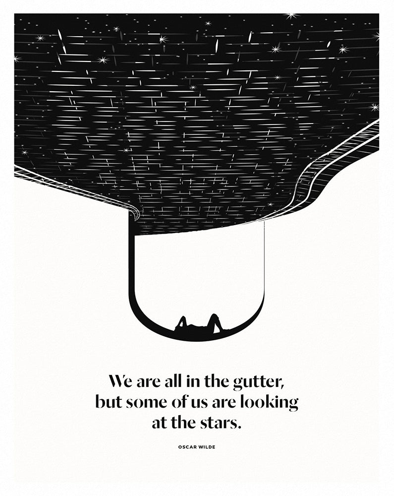 Oscar Wilde - Looking At The Stars Unframed