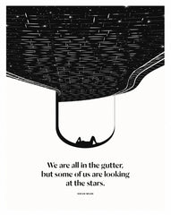 Oscar Wilde - Looking At The Stars Unframed
