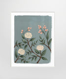 Painted Peonies Slate Unframed