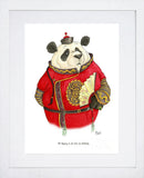 Animals - Panda Shakespeare Quote Frame White