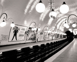 Paris City Metro Unframed