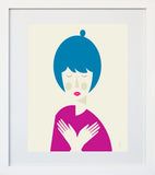 Peace White Frame