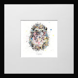 Print Open Edition Animals - Pickles-12 x 12-Small Flat Black Frame