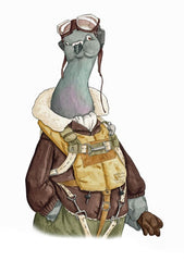 Animals - Pigeon Unframed
