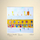Piggyback Race Unframed 15 x 15