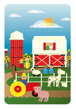Farm Playset Unframed