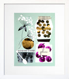 Plums White Frame