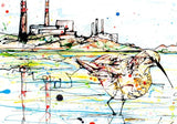 Print Ltd Edition Landscapes - Dublin Poolbeg Chimneys