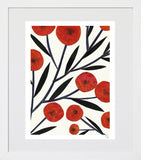 Poppies White Box Frame
