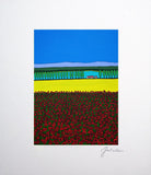 Poppy Field  Unframed