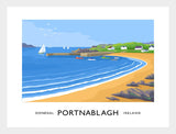 Co Donegal - Portnablagh Frame White 40x30 No Mount