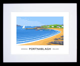 Co Donegal - Portnablagh Frame Black 40x30 With Mount