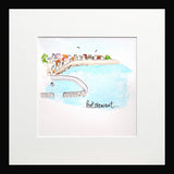 Portstewart Small Flat Black Frame