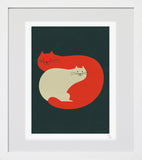 Purrrrrrr White Frame