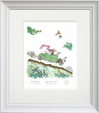 Quentin Blake 90th Birthday - Mrs Armitage Queen of the Road - Framed