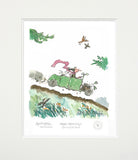 Quentin Blake 90th Birthday - Mrs Armitage Queen of the Road - Unframed