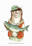 Animals - Otter (Shakespeare Quote) Unframed